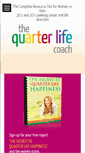 Mobile Screenshot of myquarterlifecoach.com